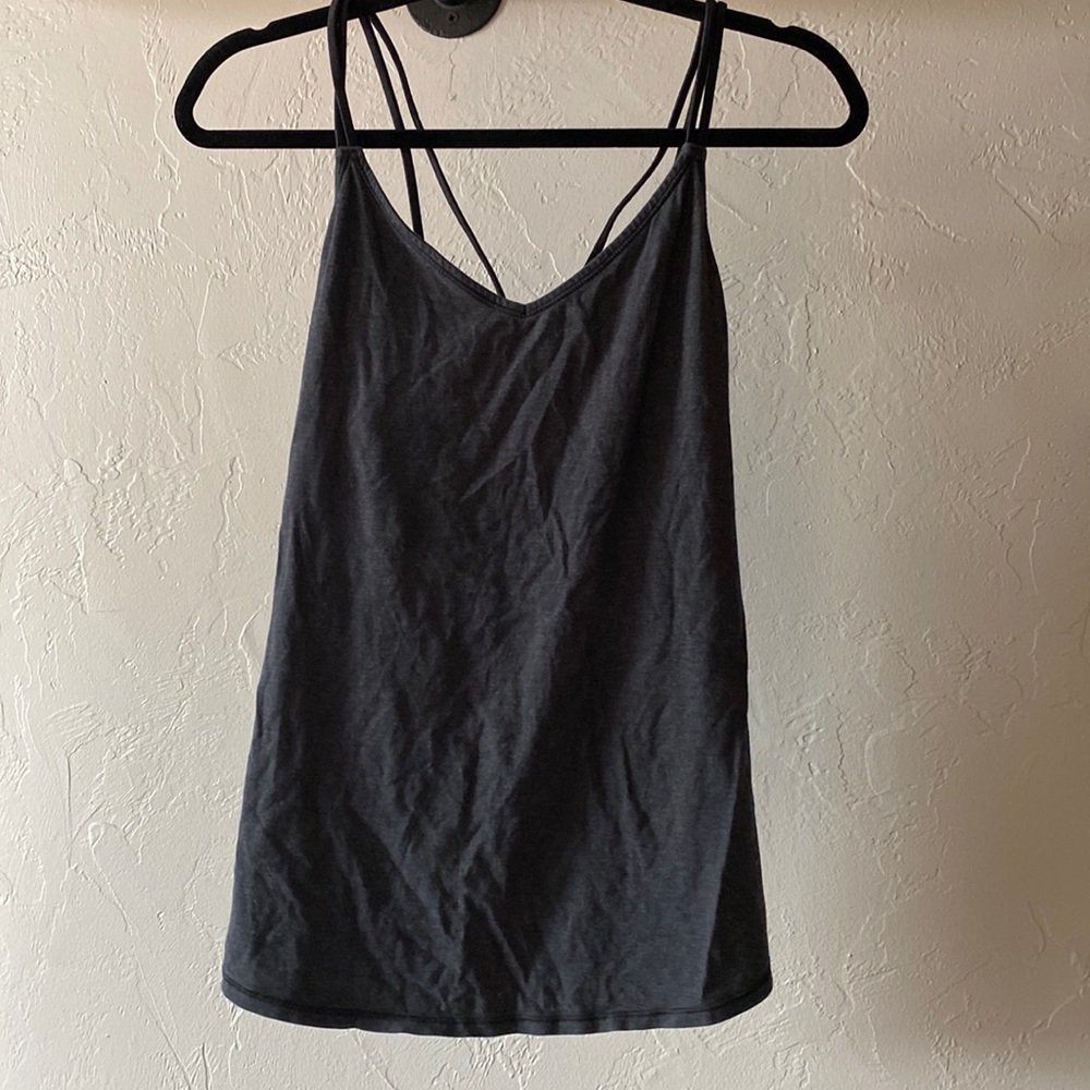 Dark Gray Lululemon top